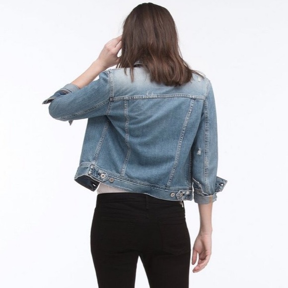 AG Robyn Jacket in 12 year Sunrise Wash - Picture 2 of 4